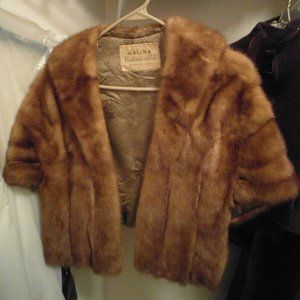 Vintage tan mink fur jacket - c - Chicago